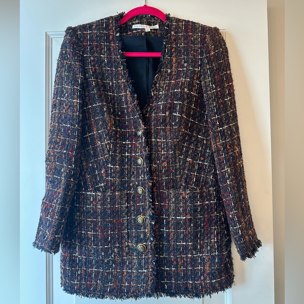 Veronica Beard Colorful Tweed Jacket